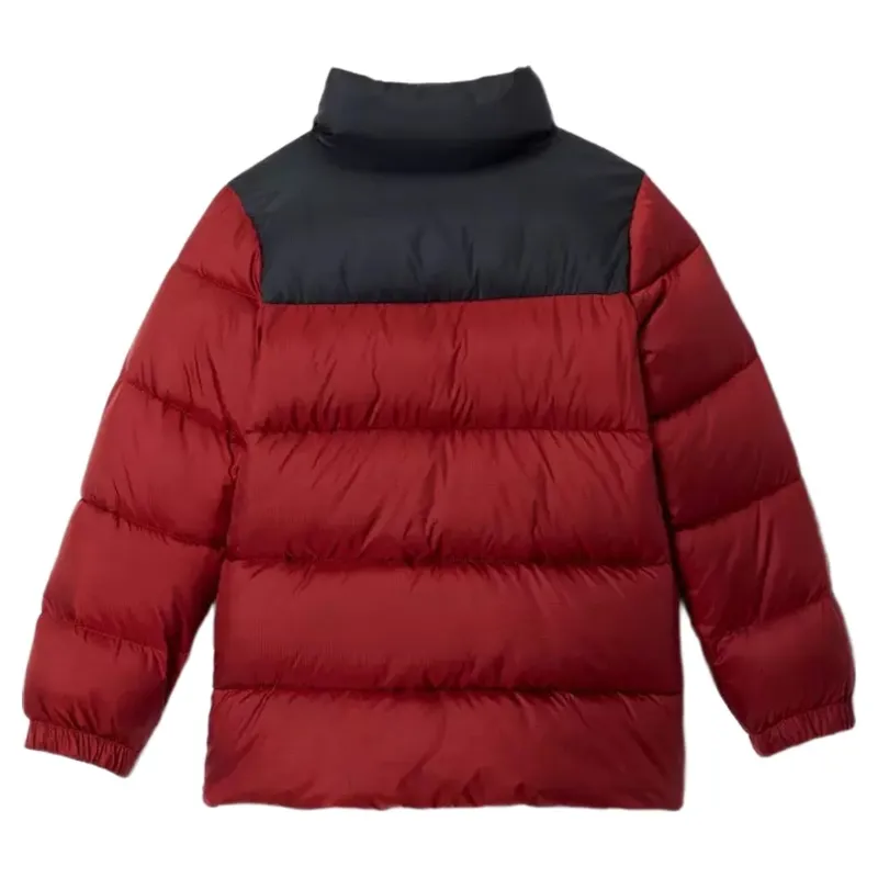Columbia Kids Puffect II Jacket in Red Oxide / Black-1