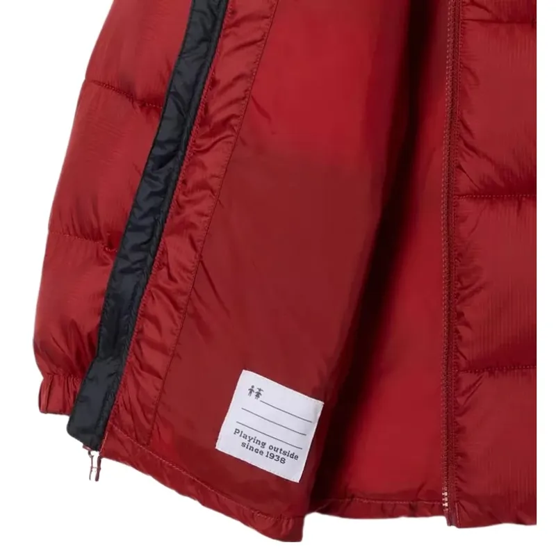 Columbia Kids Puffect II Jacket in Red Oxide / Black-2