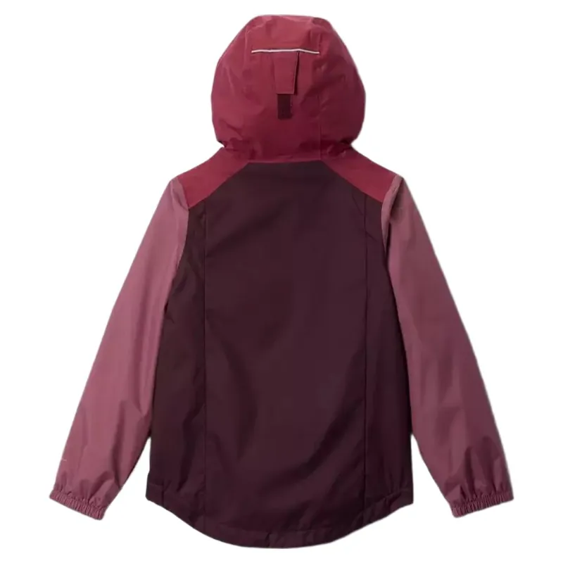 Columbia Kids Rainy Trails III Fleece Lined Jacket in Moonvista / Rich Wine / Antique Mauve-2