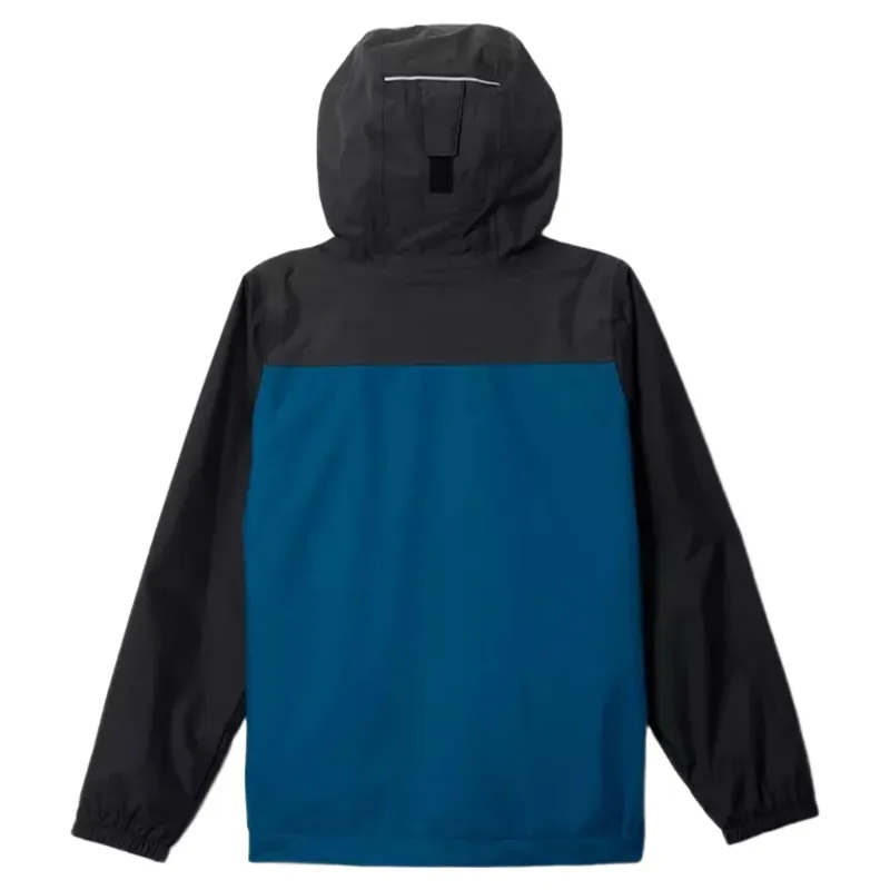 Columbia Kids Rainy Trails III Fleece Lined Jacket in Phoenix Blue / Black-2