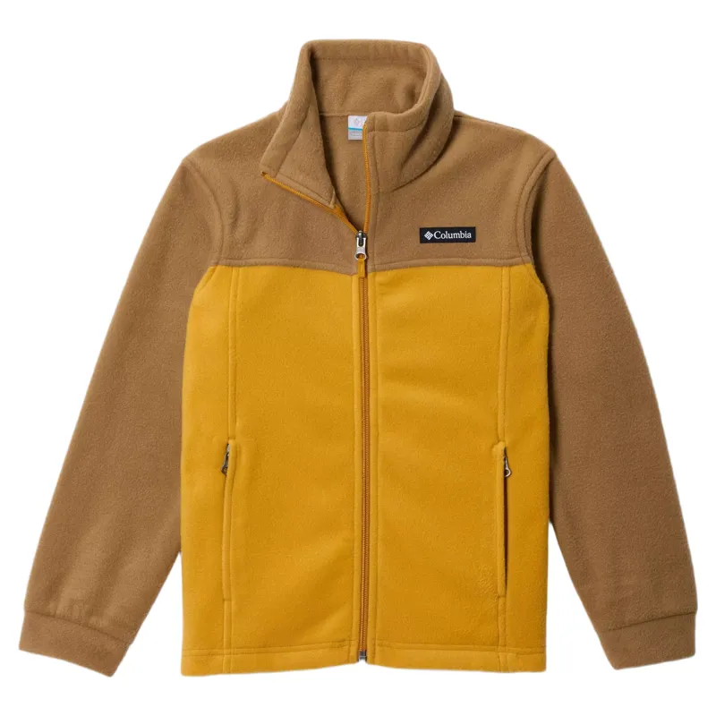 Columbia Kids Steens MT II Fleece Jacket in Squash / Delta