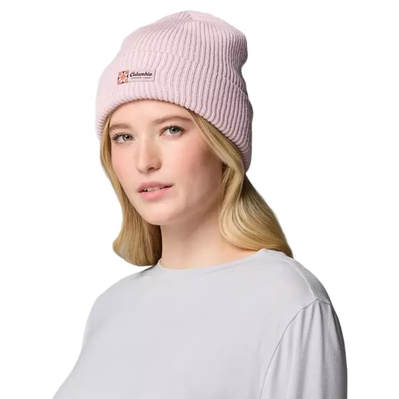 Columbia Lost Lager II Beanie in Mineral Pink