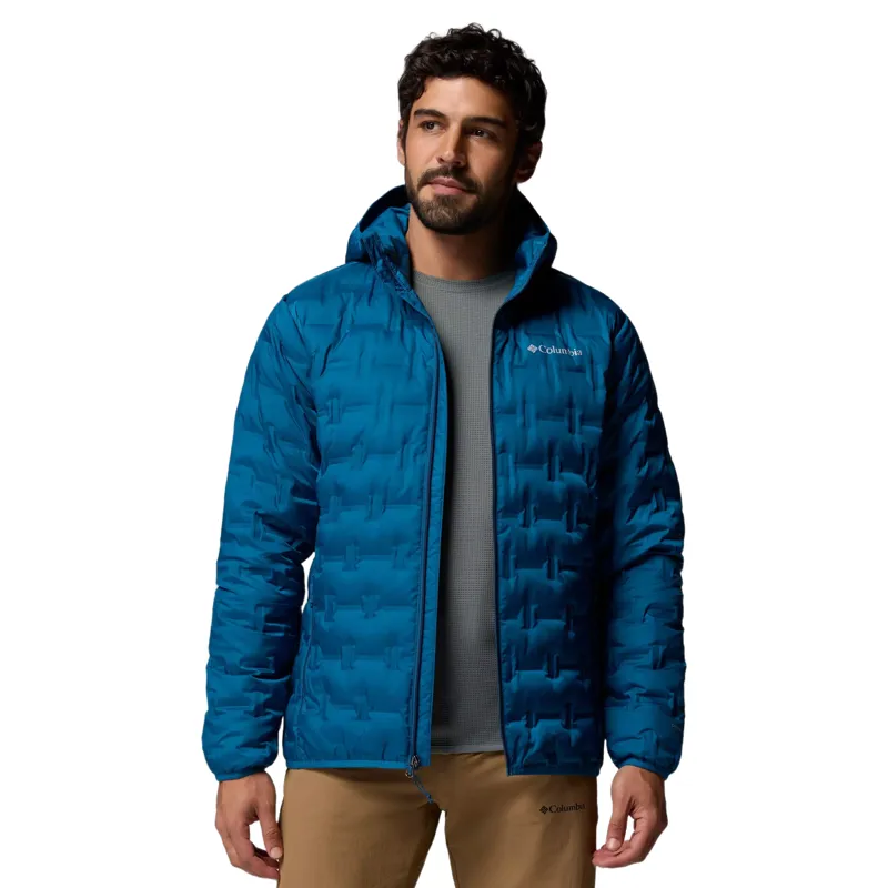 Columbia Men's Delta Ridge II Down Hooded Jacket in Phoenix Blue
