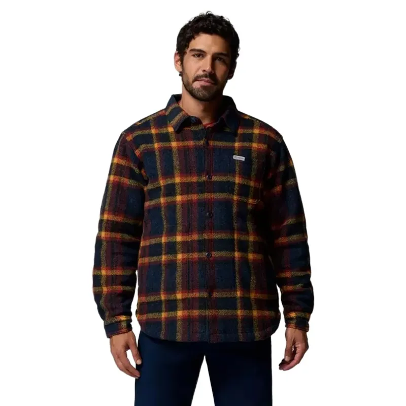 Columbia Men's Hunter Arch Shirt Jacket in Collegiate Navy