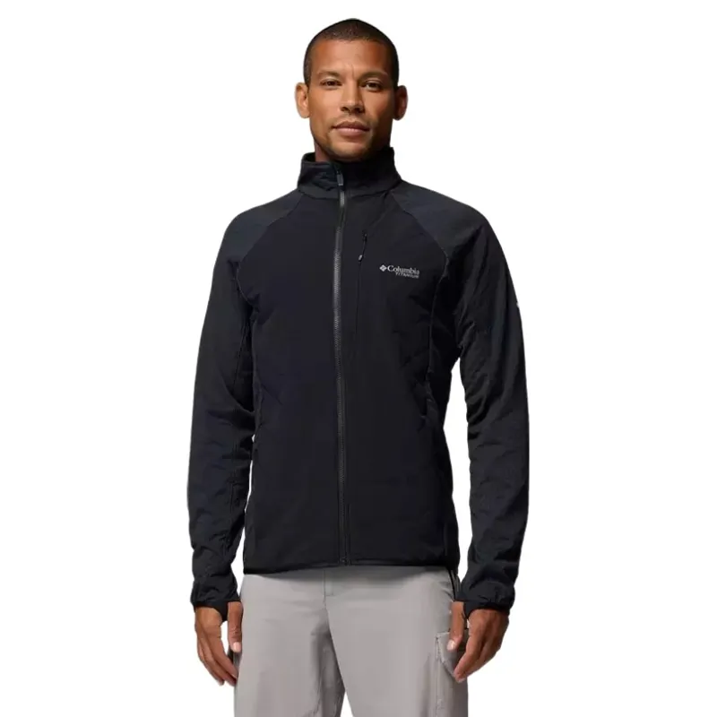 Columbia Mens Arctic Crest II Hybrid Full Zip in Black