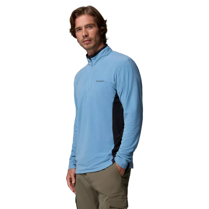 Columbia Mens Klamath Range II Half Zip Fleece in Phoenix Blue / Black