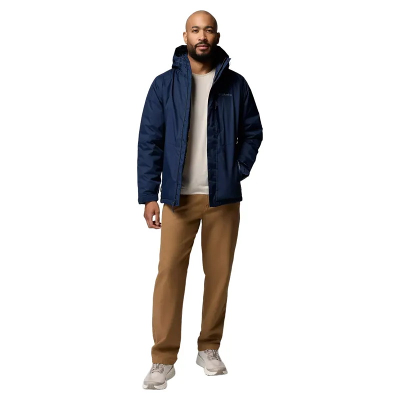Columbia Mens Oak Harbor II Insulated Waterproof Jacket in Collegiate Navy