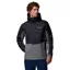 Columbia Mens Pouring Adventure Insulated Jacket in Black / City Grey