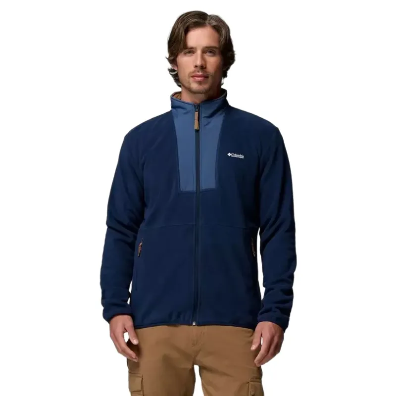 Columbia Mens Sequoia Grove II Full Zip Fleece Jacket in Collegiate Navy