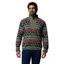 Columbia Mens Sequoia Grove II Full Zip Printed Fleece Jacket in Greenscape Wizard Island