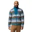 Columbia Mens Sequoia Grove II Full Zip Printed Fleece Jacket in Phoenix Blue Wizard Island