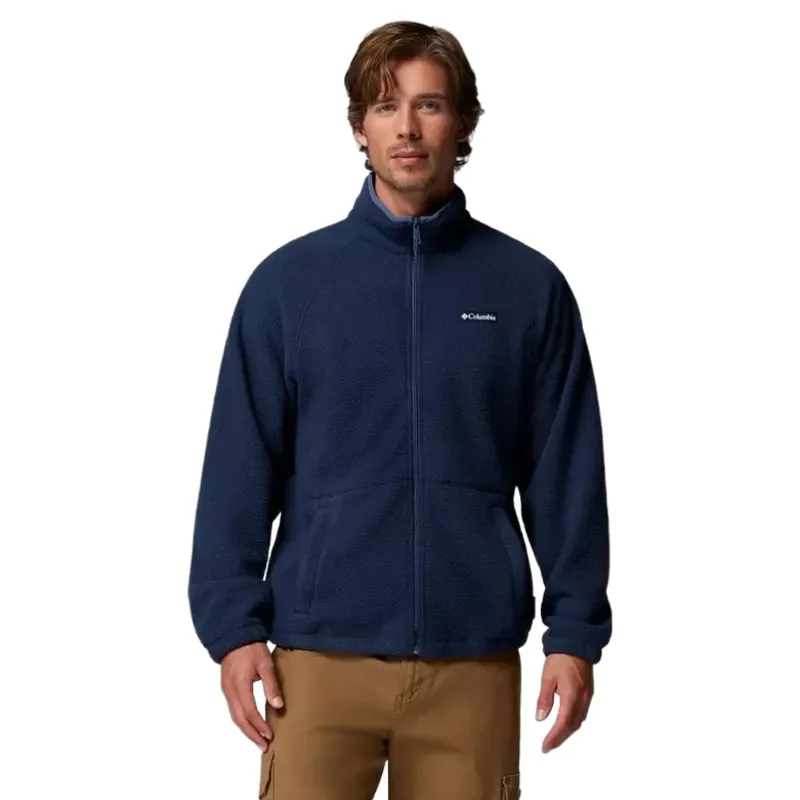 Columbia Mens Timber Crest MTR Fleece Full Zip Jacket in Collegiate Navy
