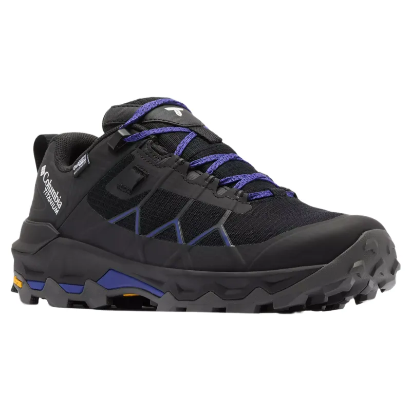 Columbia Womens Peakfreak Titanium Outdry Hiking Shoes in Black / Antique Mauve