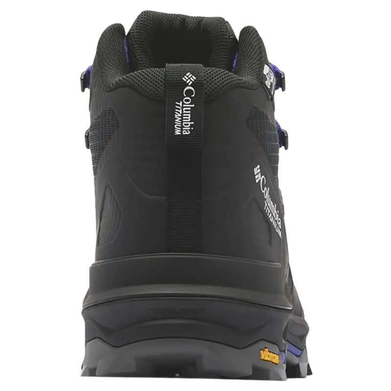 Columbia Womens Peakfreak Titanium Outdry Mid Hiking Boots in Black / Purple Quartz-2