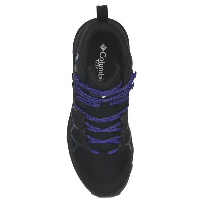 Columbia Womens Peakfreak Titanium Outdry Mid Hiking Boots in Black / Purple Quartz-3