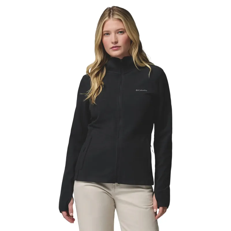 Columbia Womens Star Valley Hooded Full Zip Jacket in Black