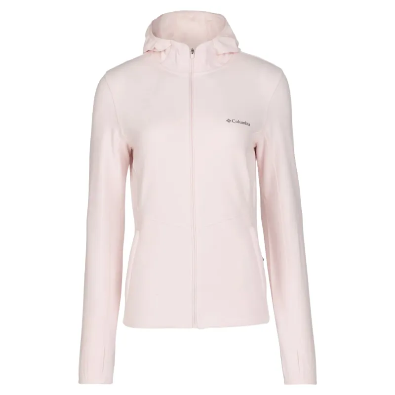 Columbia Womens Star Valley Hooded Full Zip Jacket in Powder Pink-1