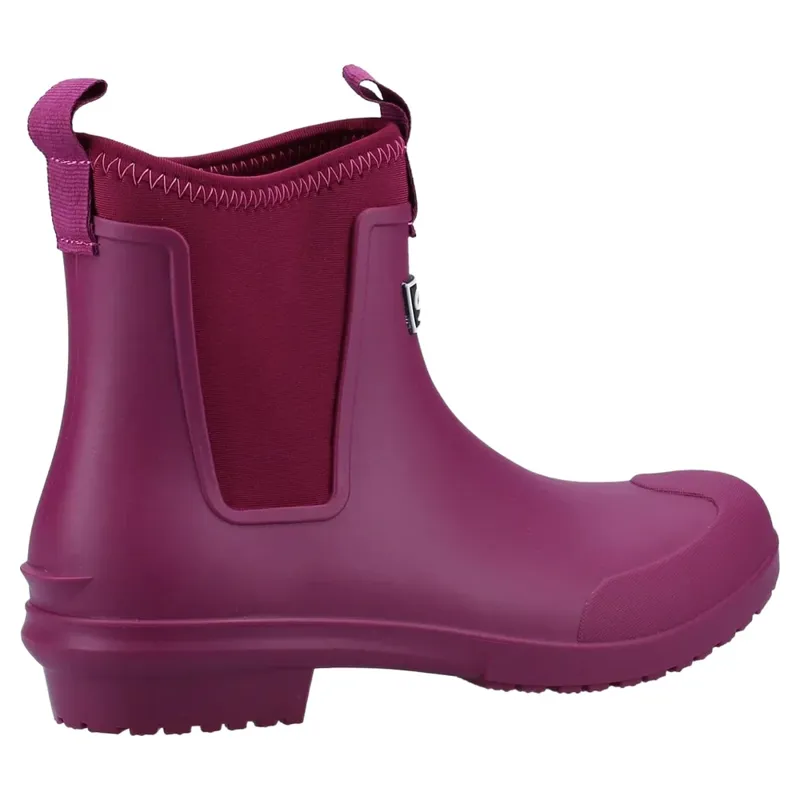 Cotswold Womens Grosvenor Wellingtons in Berry-1