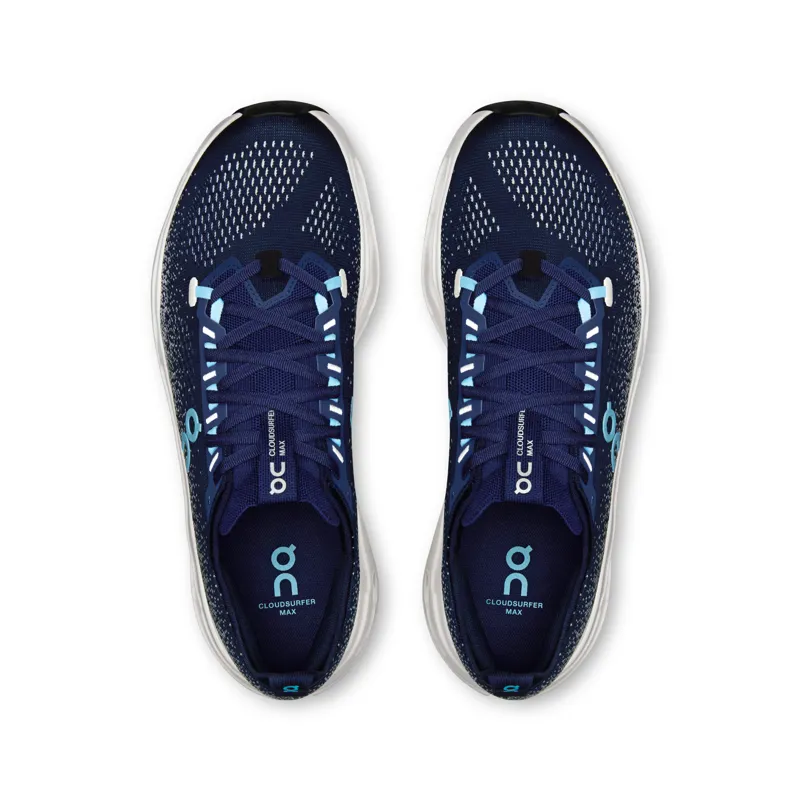 On Mens Cloudsurfer Max Shoes in Midnight / Ivory-3