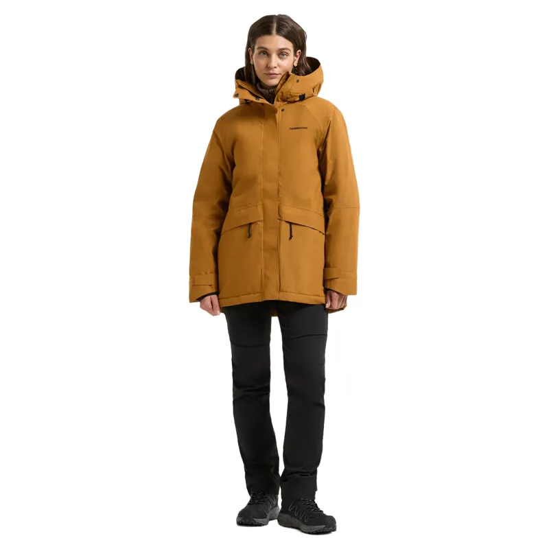 Didriksons Womens Essa Jacket in Spice Brown