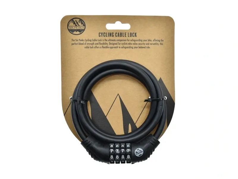 Six Peaks Cycling Cable Bike Lock-1