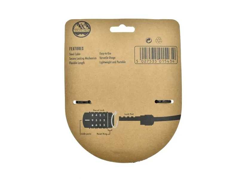 Six Peaks Cycling Cable Bike Lock-3