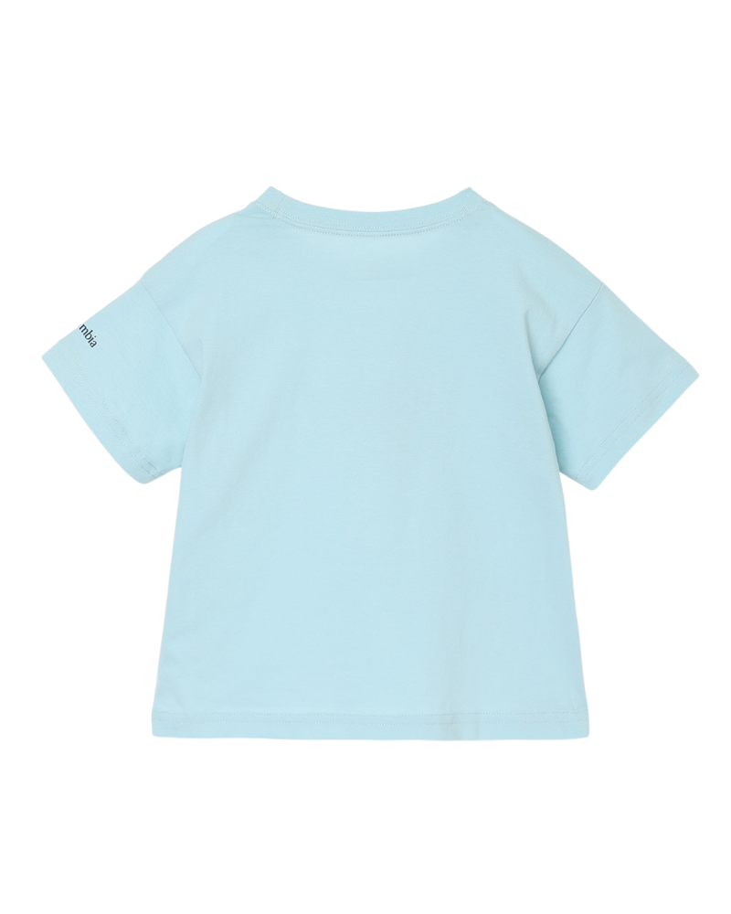 Columbia Kids Mission Lake II S/S Graphic Shirt in Marine Light / Bubbly