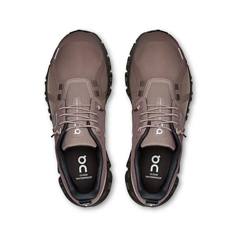 On Women's Cloud 6 WP Shoes in Ash / Sable-3