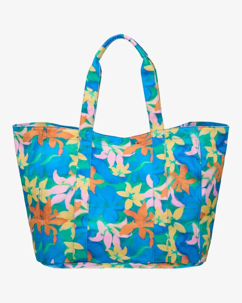 Billabong Playa Del Sol Tote Bag in Agua Flores-2
