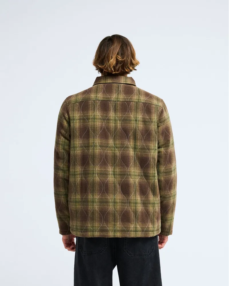 Billabong Mens Hills Jacket in Dark Cedar-4