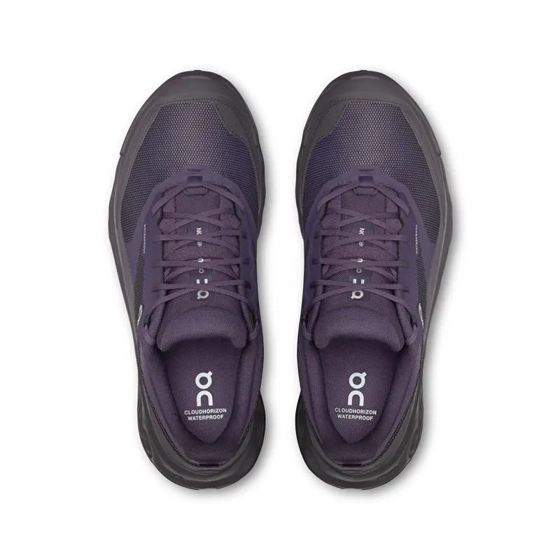 On Womens Cloudhorizon 2 WP Shoes in Nocturne / Pebble-4