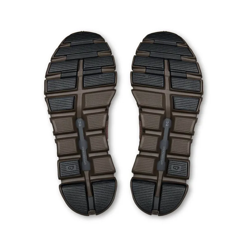 On Women's Cloud 6 WP Shoes in Ash / Sable-5