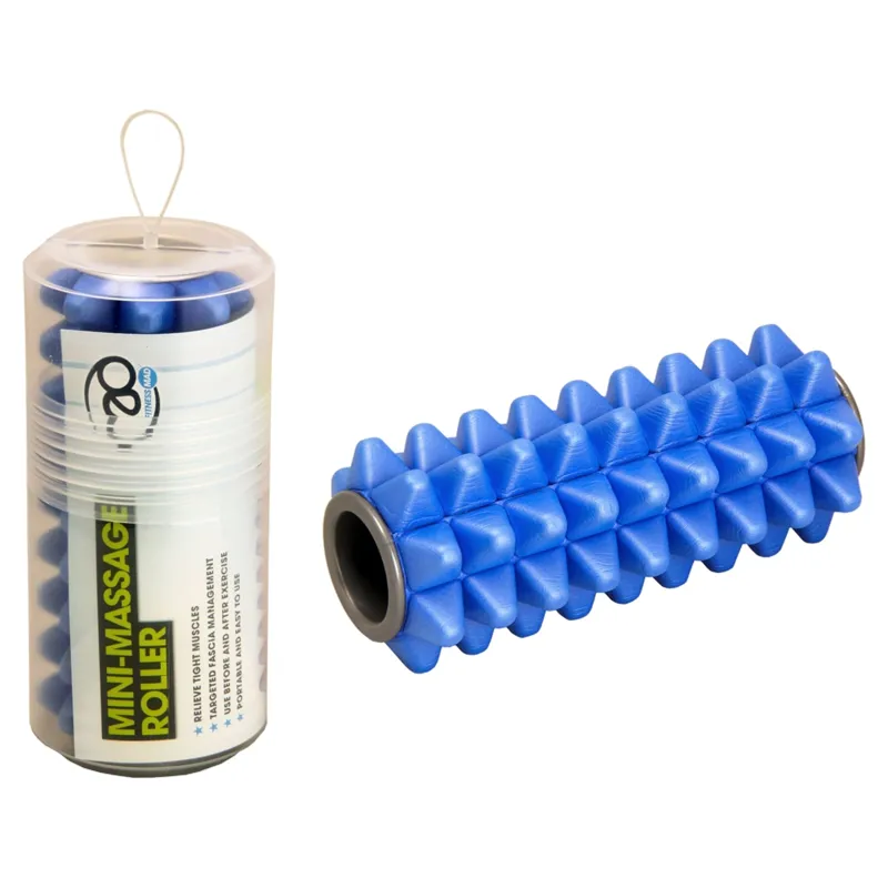 Fitness-Mad 16cm Mini-Massage Foam Roller in Blue