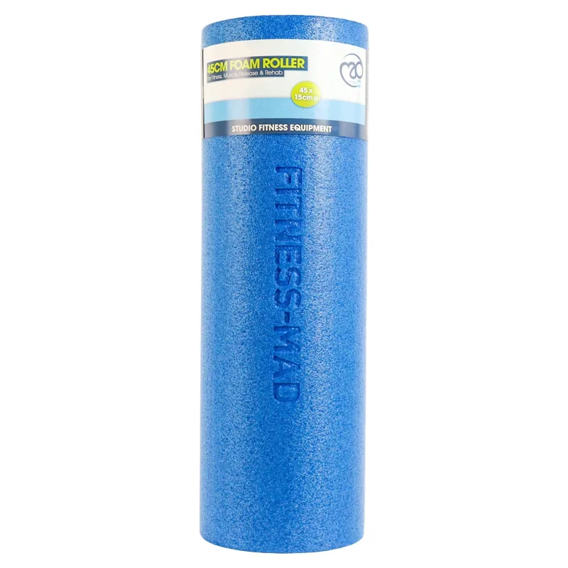 Fitness-Mad 45cm Foam Roller in Blue