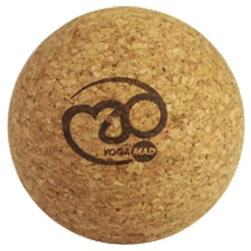 Fitness-Mad Cork Massage Ball 7cm in Brown