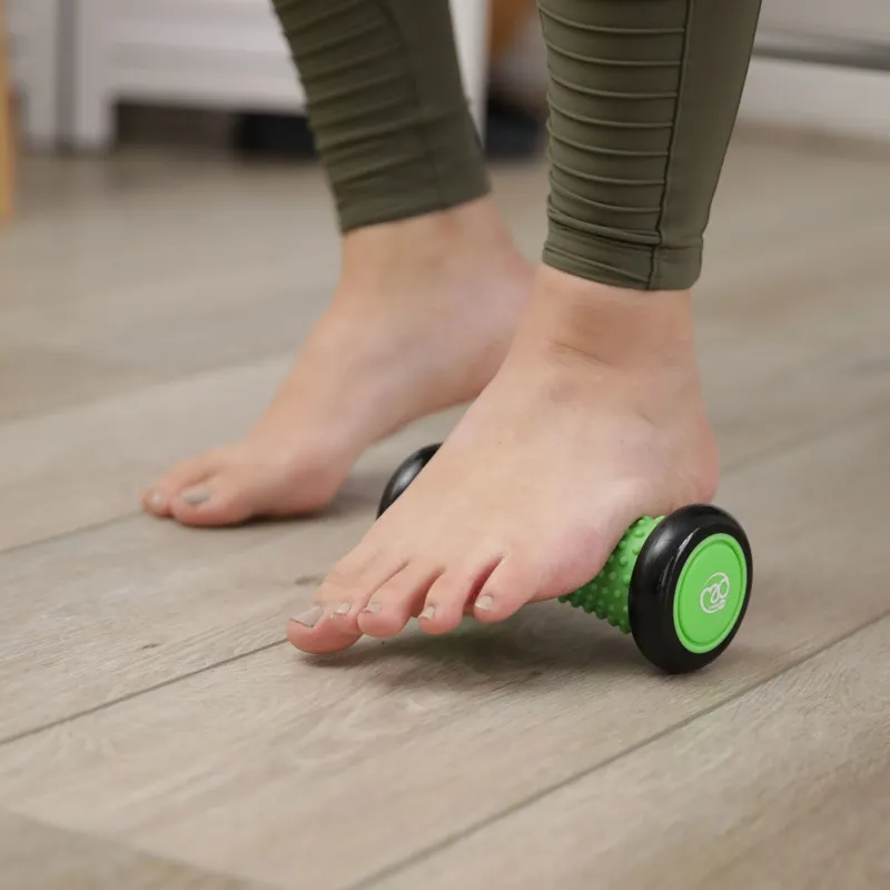 Fitness-Mad Foot Massage Roller in Lime Green-1