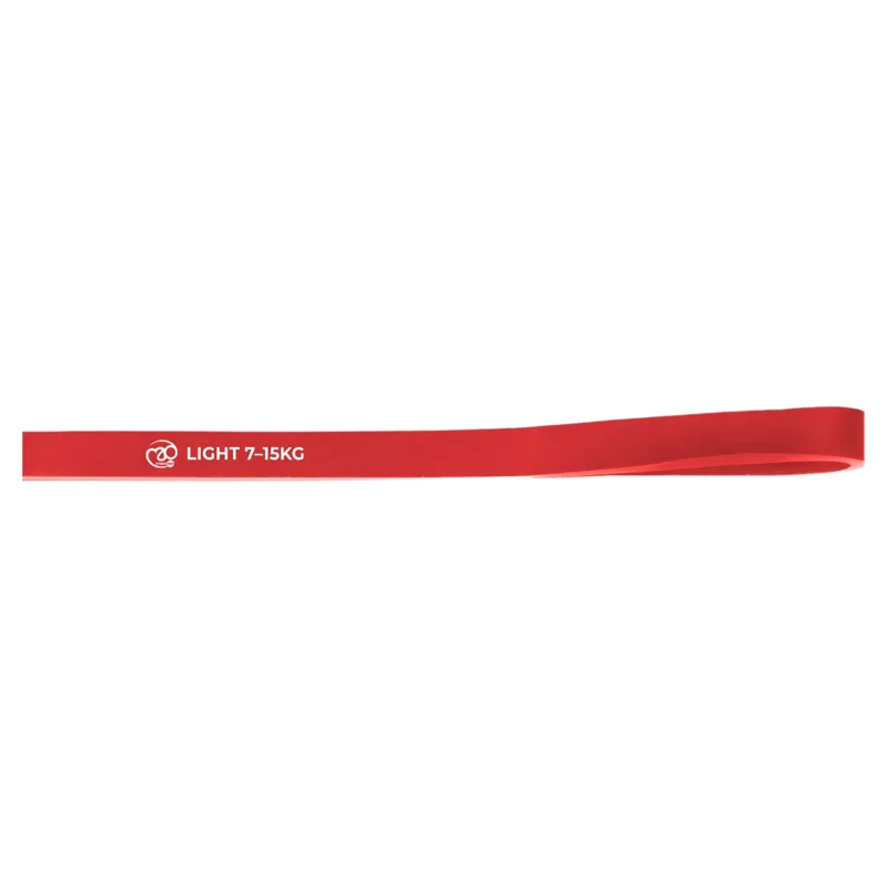 Fitness-Mad Latex Free Power Resistance Loop Light 7-15kg in Red-3