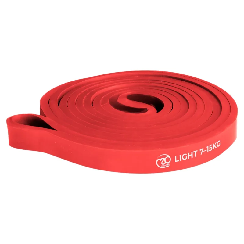 Fitness-Mad Latex Free Power Resistance Loop Light 7-15kg in Red-1