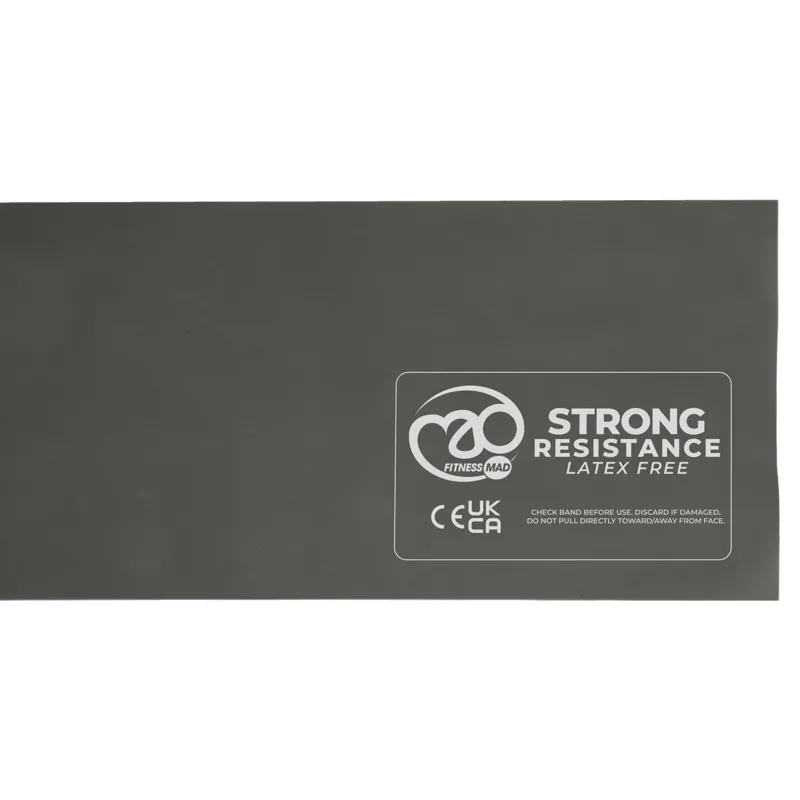 Fitness-Mad Latex Free Strong Resistance Band in Grey-2