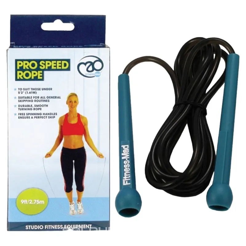 Fitness-Mad Pro Speed Skipping Rope 9 ft in Blue