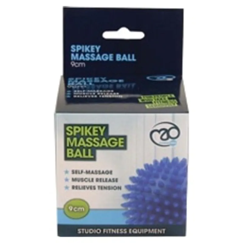 Fitness-Mad Spikey Massage Balls 9cm in Blue-2
