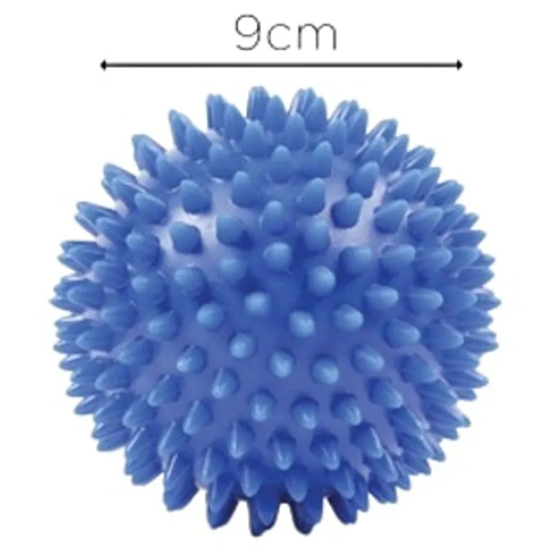 Fitness-Mad Spikey Massage Balls 9cm in Blue