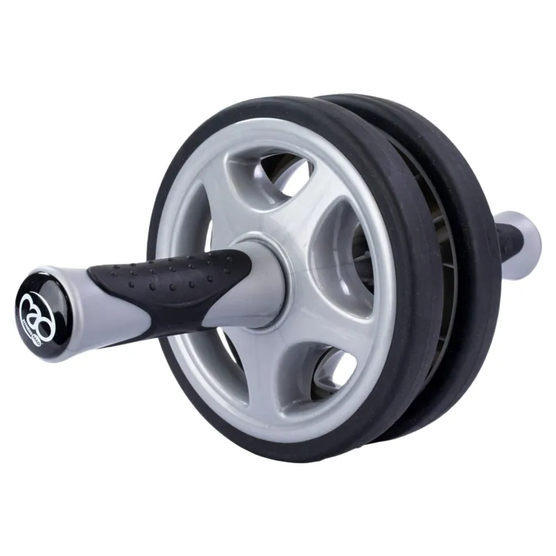Fitness-Mad TPE Duo Ab Wheel in Grey