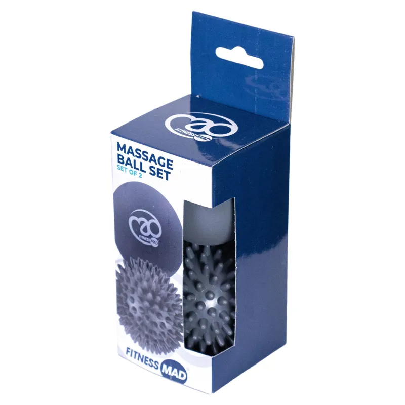 Fitness-Mad Trigger Point and Spikey Massage Balls in Grey-2