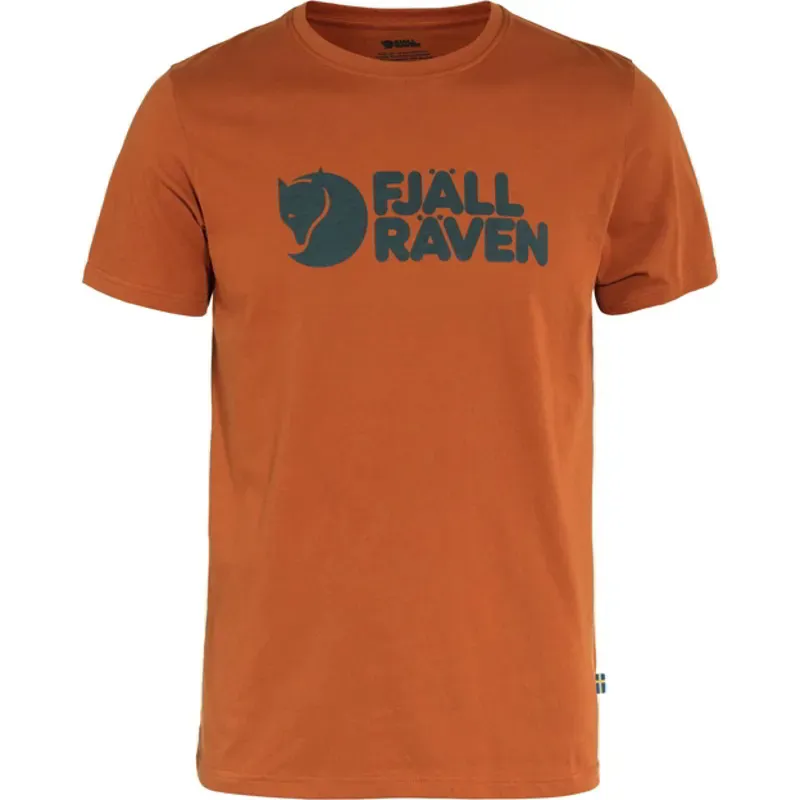 Fjallraven Mens Logo T-Shirt in Terracotta Brown-1