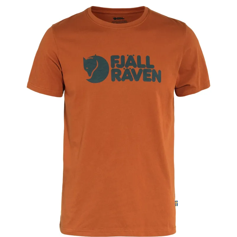 Fjallraven Mens Logo T-Shirt in Terracotta Brown