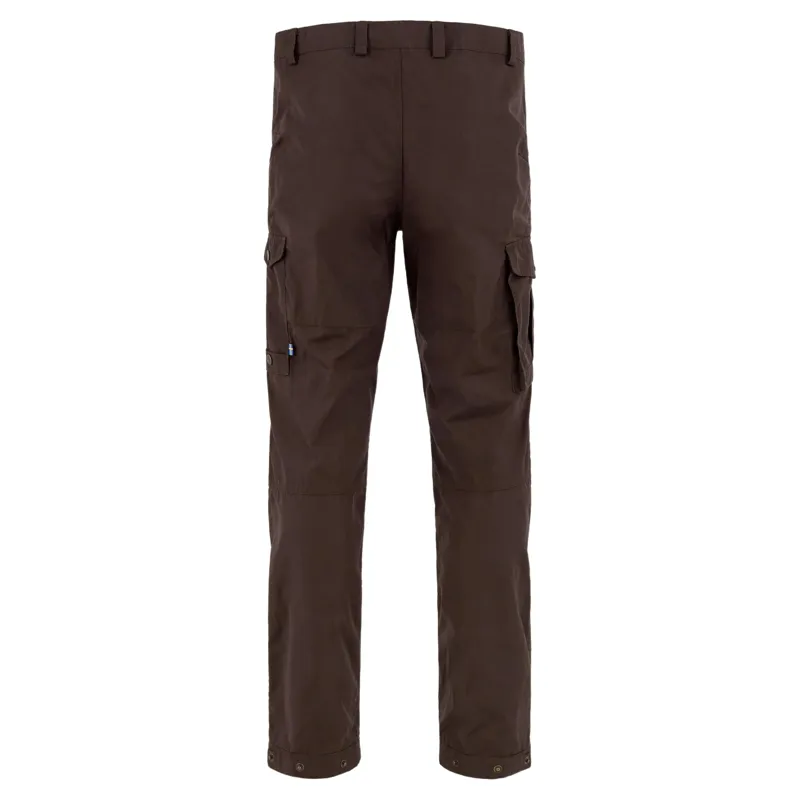 Fjallraven Mens Vidda Pro Trousers Regular Length in Black Oak-1