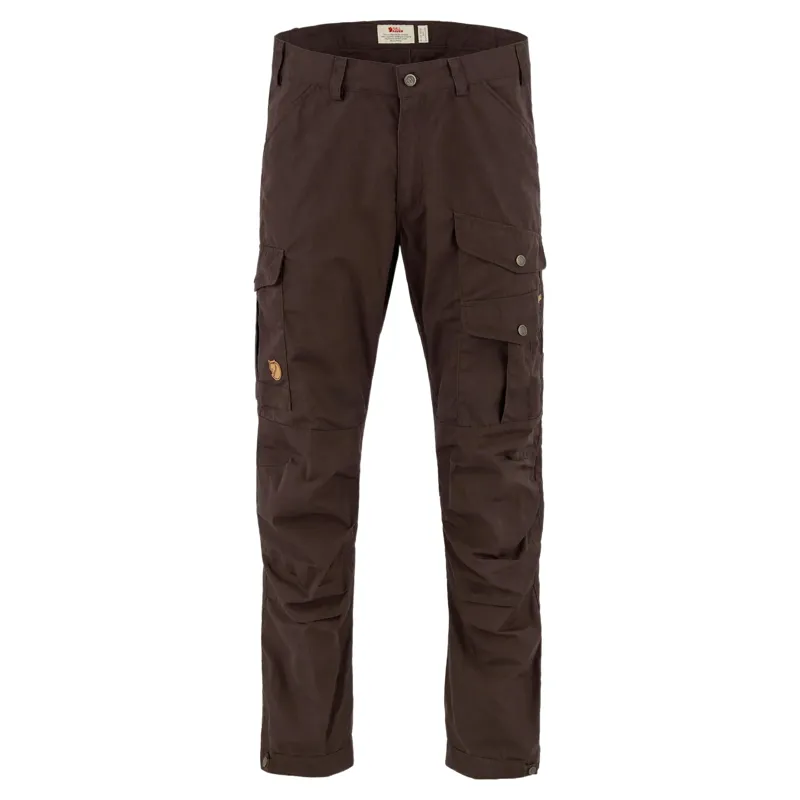 Fjallraven Mens Vidda Pro Trousers Regular Length in Black Oak