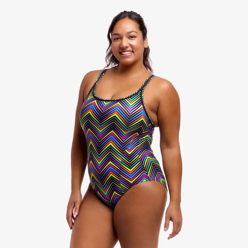 Funkita Womens Locked In Lucy One Piece in Up Down