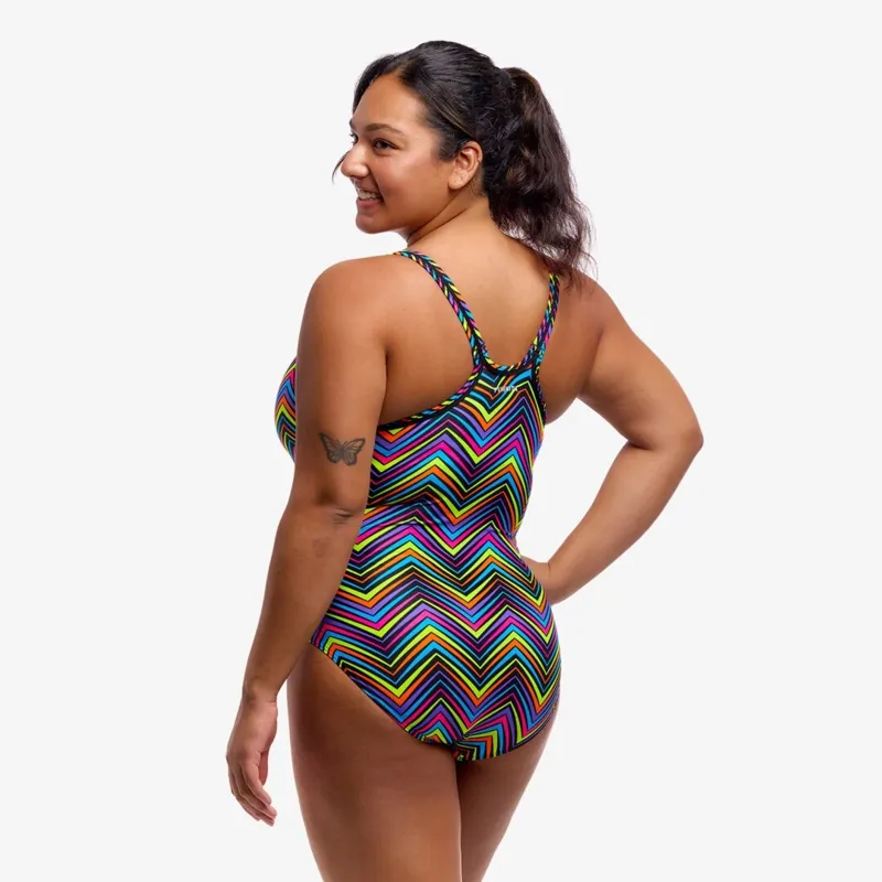 Funkita Womens Locked In Lucy One Piece in Up Down-2